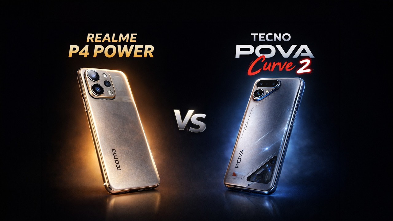 Realme P4 Power 5G Vs Tecno Pova Curve 2 5G - Full Comparison | CASHIFY