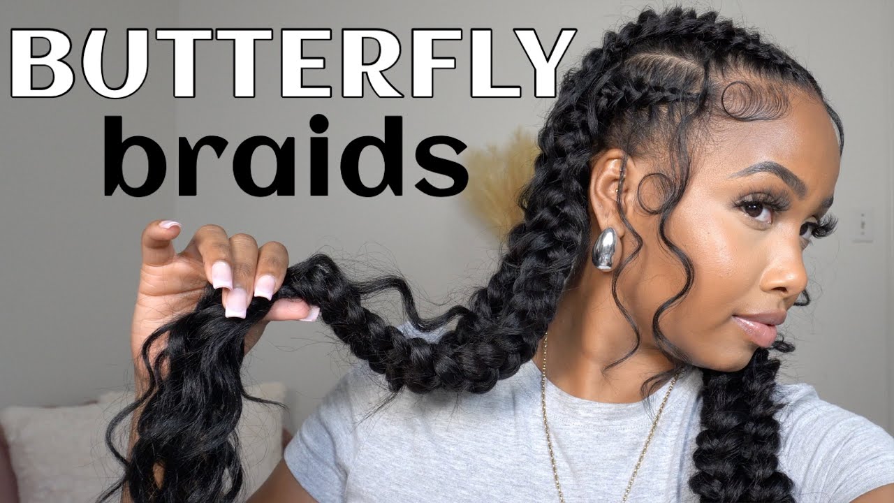 Butterfly Braids Tutorial || Easy Braided Hairstyles