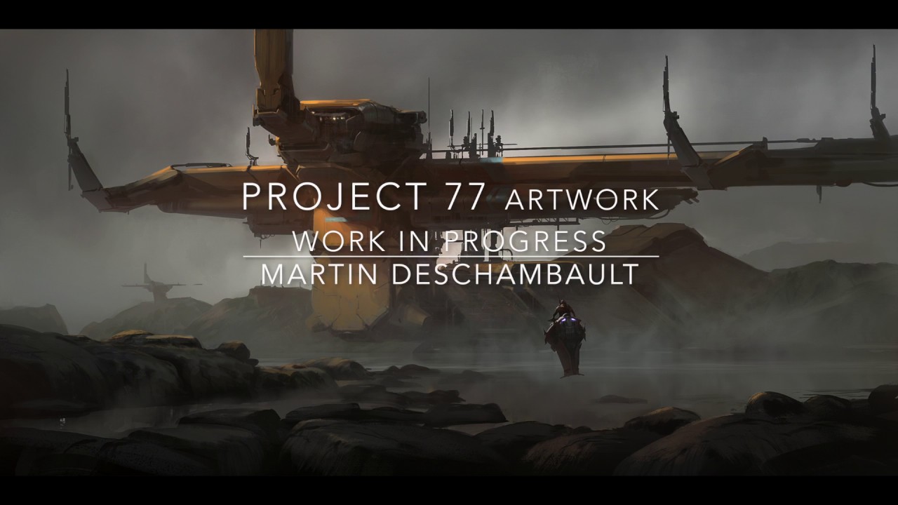 Project77 full process digital painting
