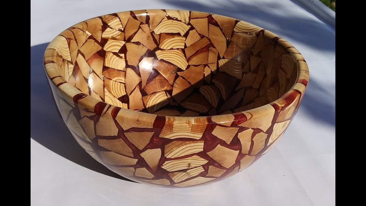 Woodturning : Epoxy Resin Bowl and Scrap Wood / How To