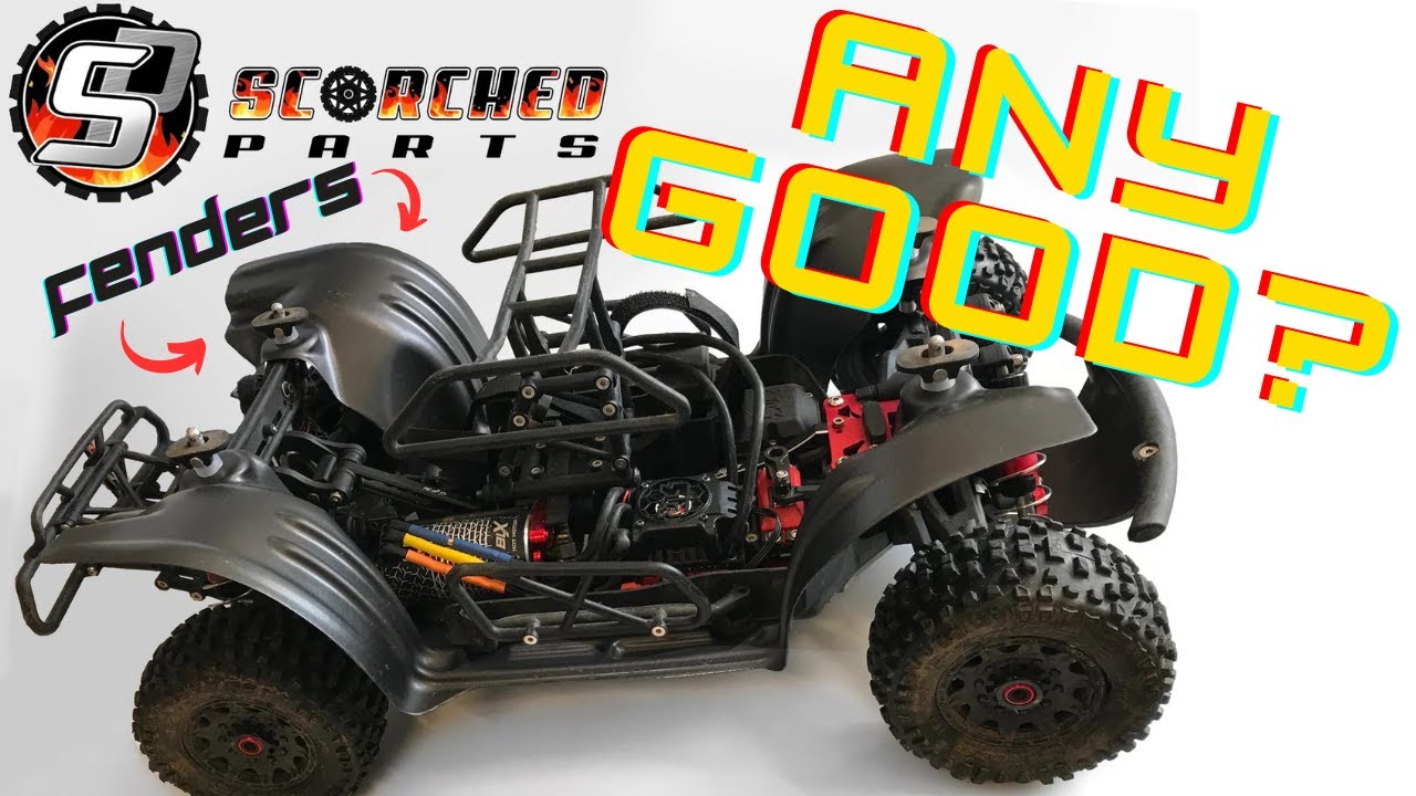 Do Scorched Inner Fenders Actually Work? (Arrma Senton 6s test) #arrma #rc
