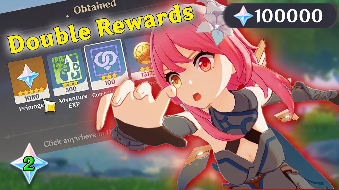 I Travelled Back in Time for 100,000 F2P Primogems - Day 2 (Genshin Road to 100k)