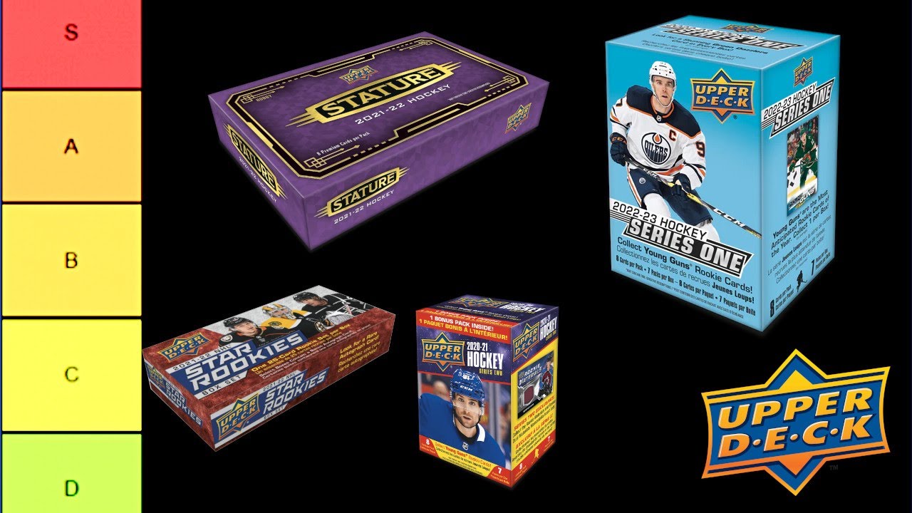 TIER LIST: Les meilleurs et les pires PRODUITS UPPER DECK HOCKEY (qualité/prix)