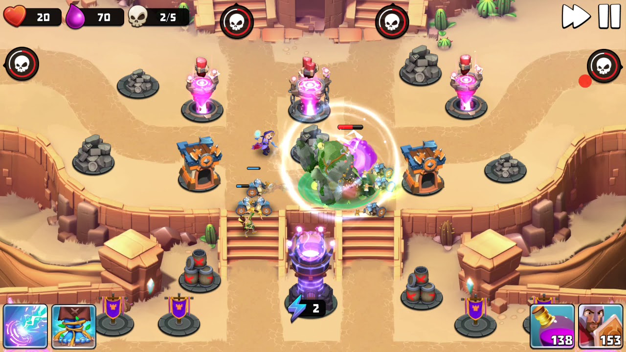 Castle Creeps TD - Chapter 35 Level 140-Sandstair 3 Stars