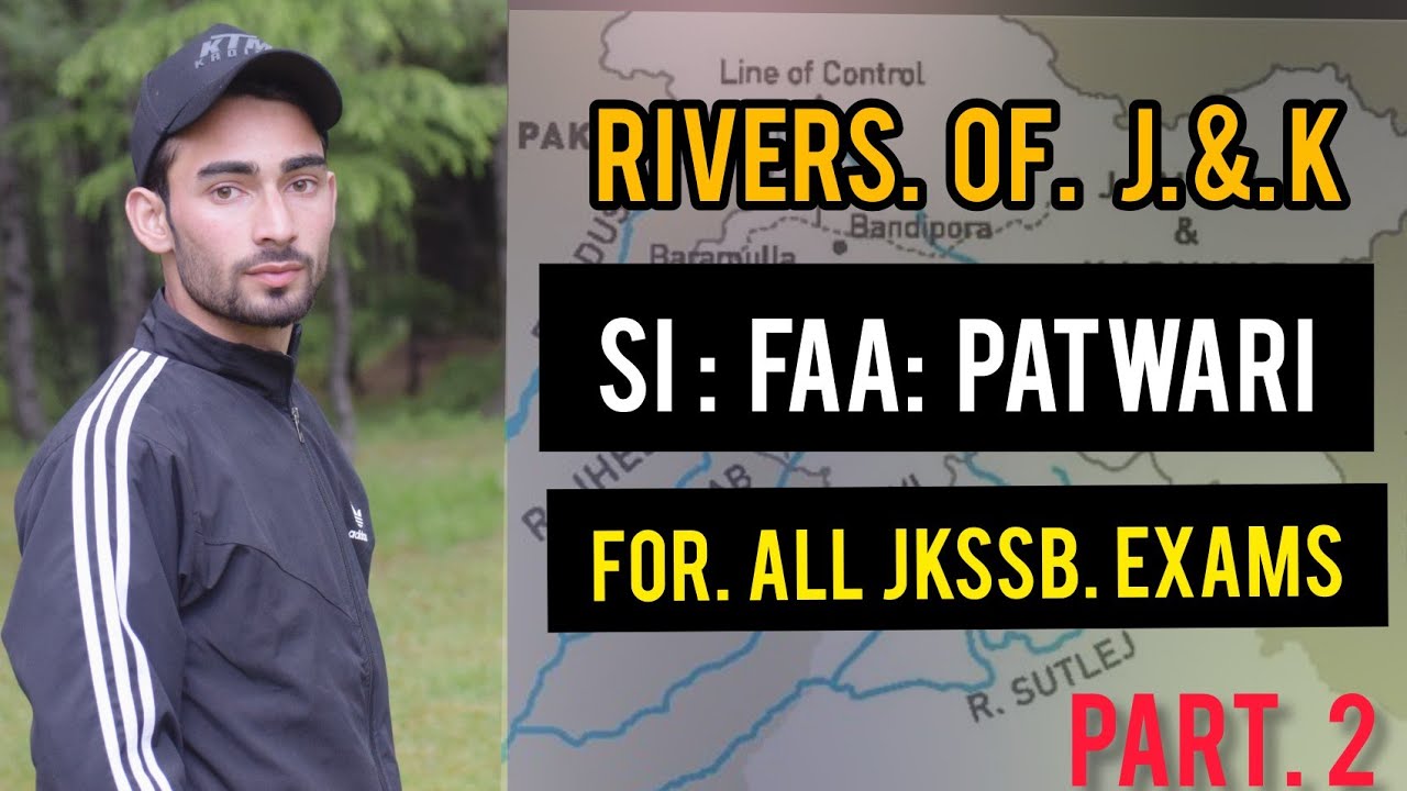Rivers Of Jammu and Kashmir || Jkssb || Chenab || Tawi || Marusudar || S.I || FAA || OTHER EXAMS