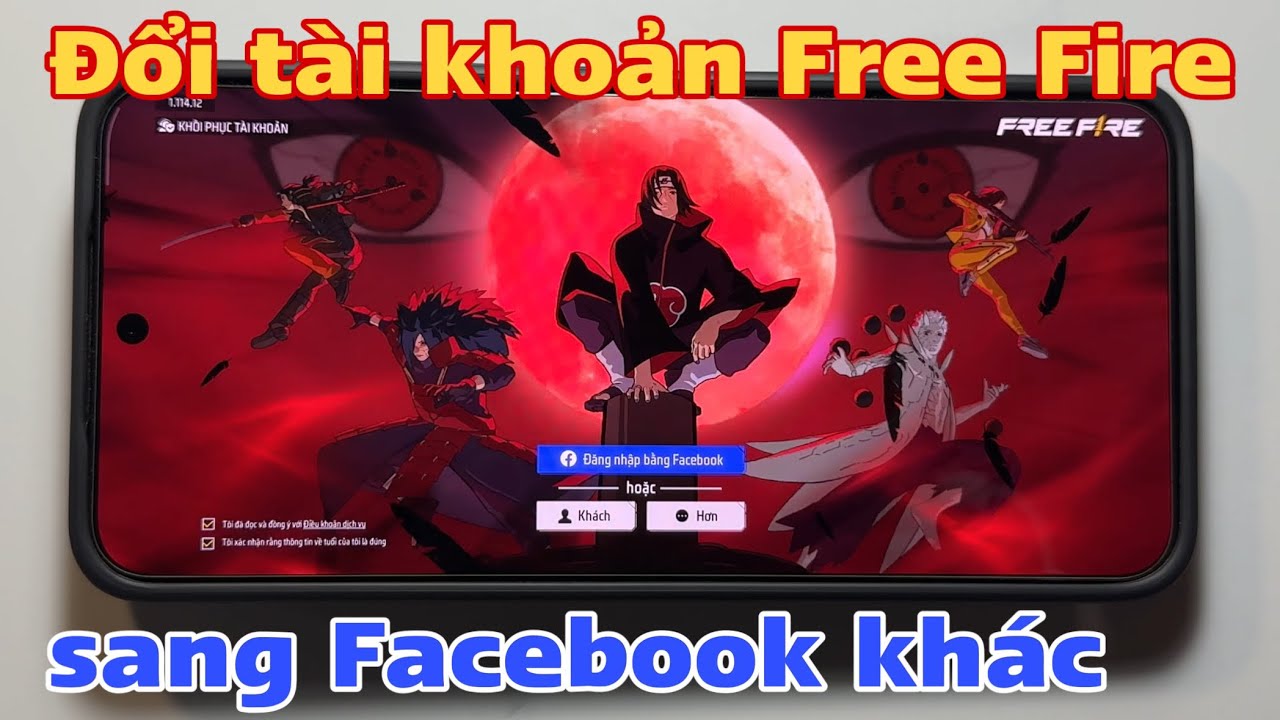 Cách đổi tài khoản Free Fire từ Facebook sang Facebook khác