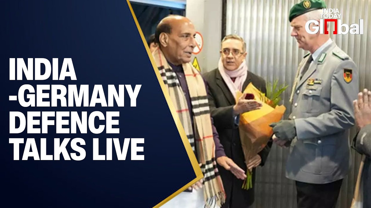 LIVE: Rajnath Singh Arrives in Berlin for Key India-Germany Defence Talks