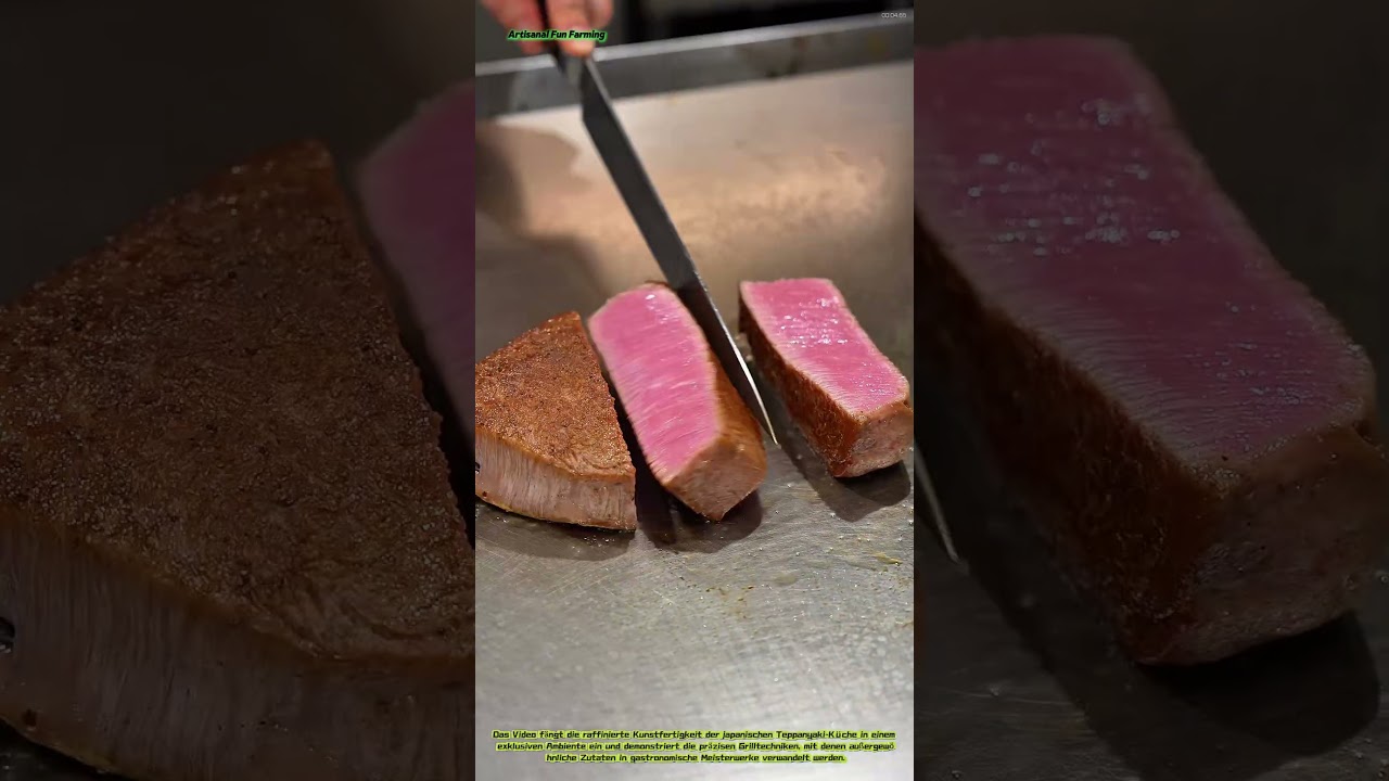 Kulinarische Präzision: Japanisches Teppanyaki und die Kunst der Zubereitung von Premium-Rindfleisch
