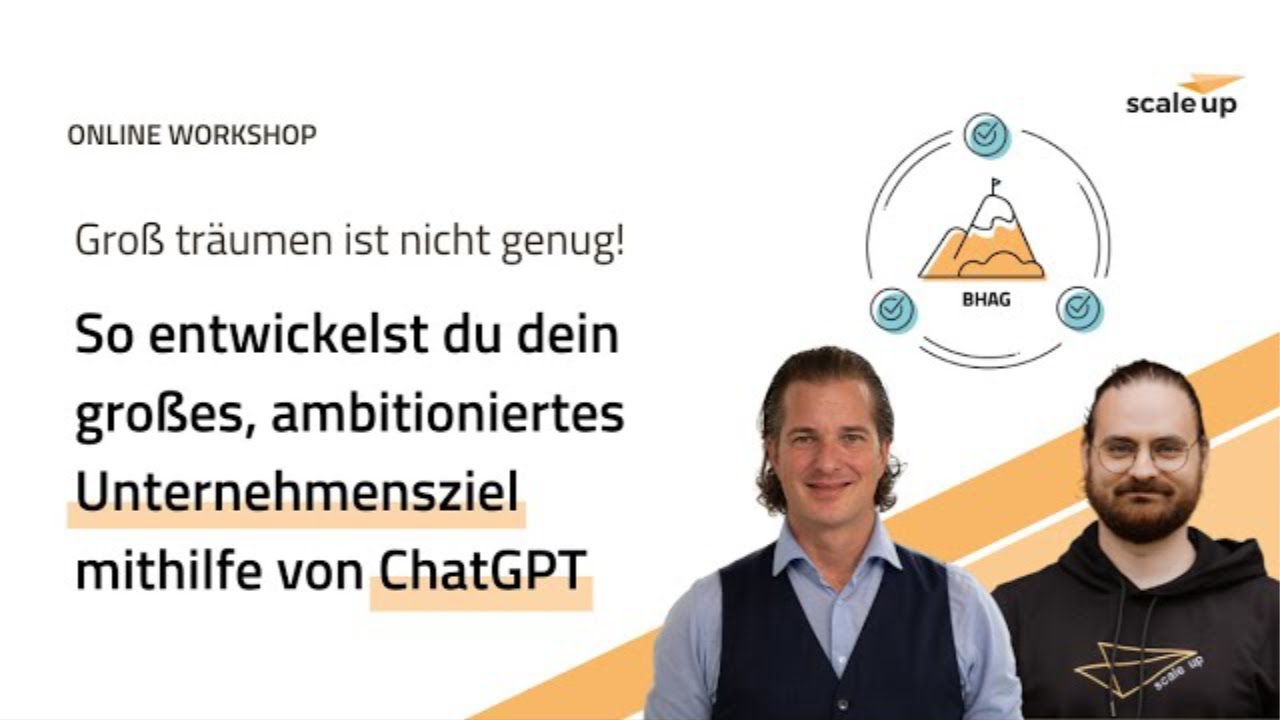 So entwickelst du dein großes, ambitioniertes Unternehmensziel mithilfe von ChatGPT