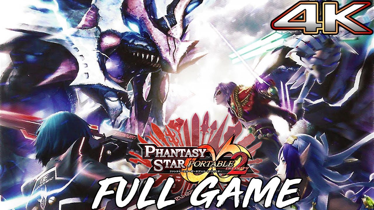 PHANTASY STAR PORTABLE 2 INFINITY REMASTERED FULL GAME (4K 60FPS) Gameplay Walkthrough No Commentary