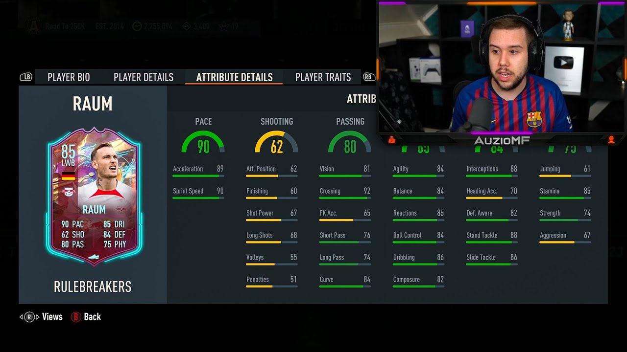 Auzio Reacts to NEW 85 Rulebreakers Raum SBC