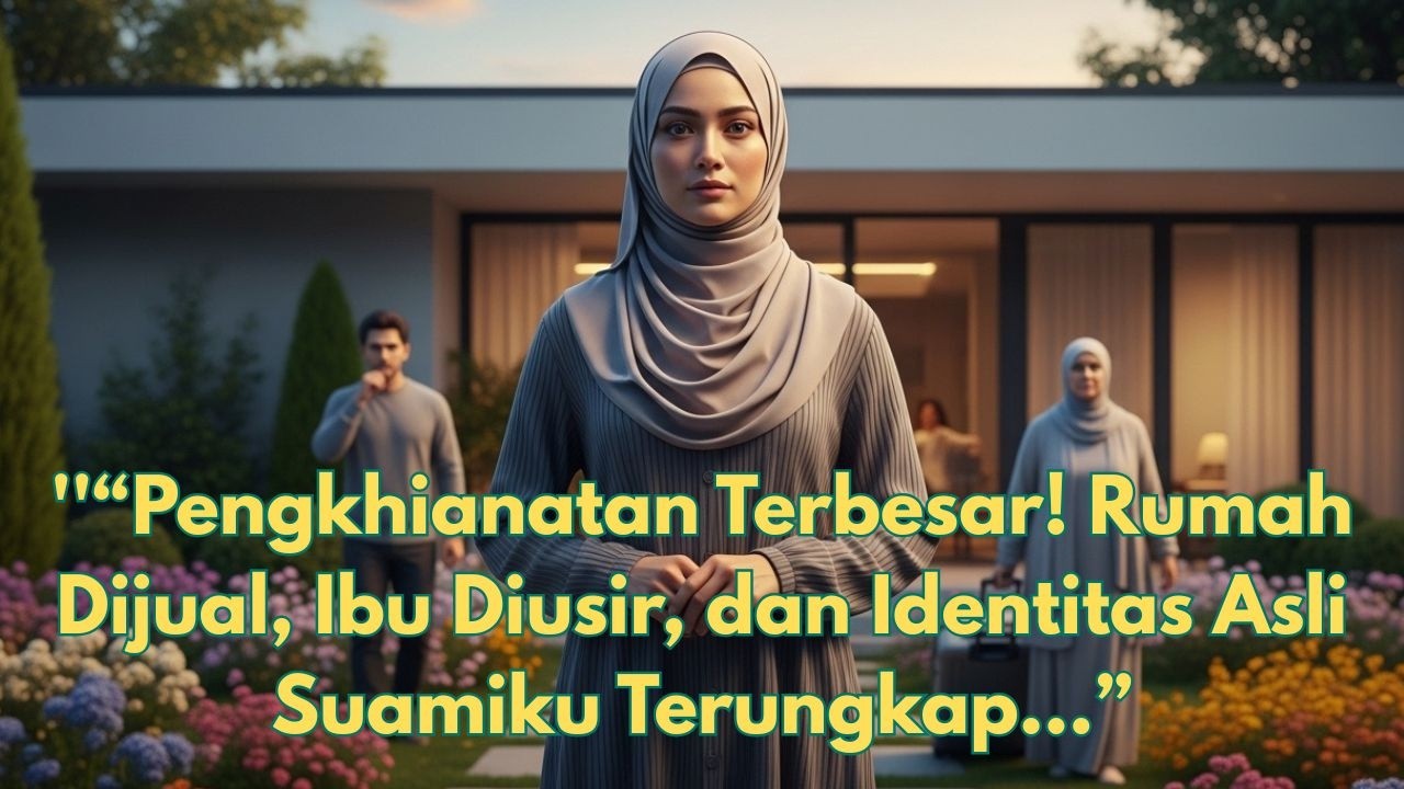 “Pengkhianatan Terbesar! Rumah Dijual, Ibu Diusir, dan Identitas Asli Suamiku Terungkap…”