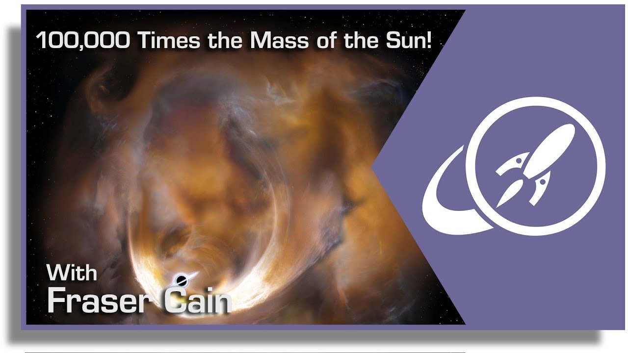An Intermediate Mass Black Hole Found in the Milky Way. 100,000 Times the Mass of the Sun
