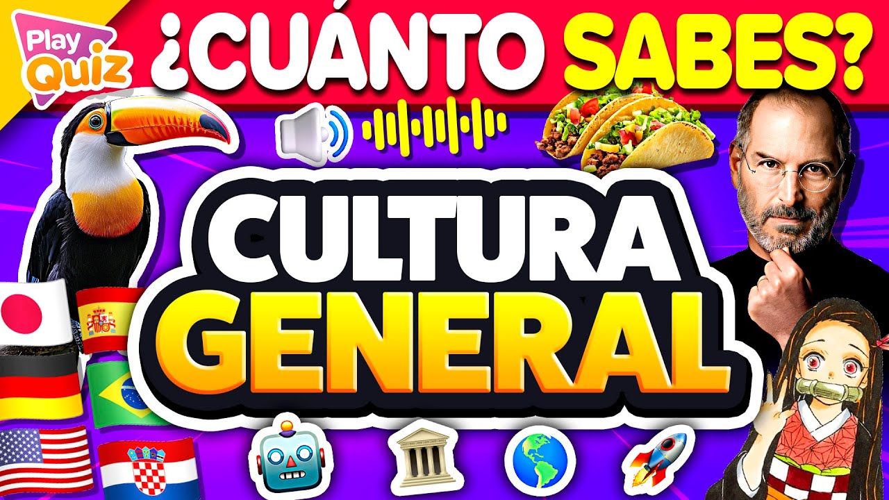 &iquest;Eres una Persona Culta? 🧠 Preguntas de Cultura General 📚 | Play Quiz trivia