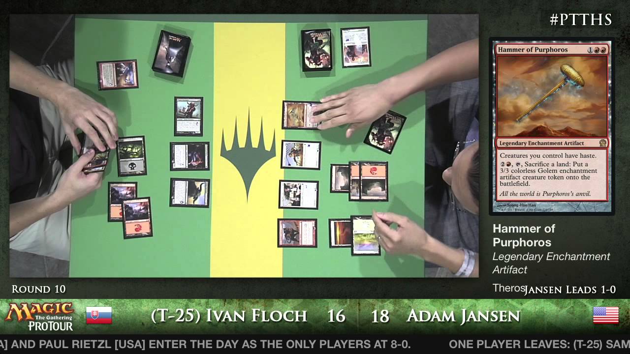 Pro Tour Theros - Theros Draft Round 10 - (T-25) Ivan Floch vs. Adam Jansen