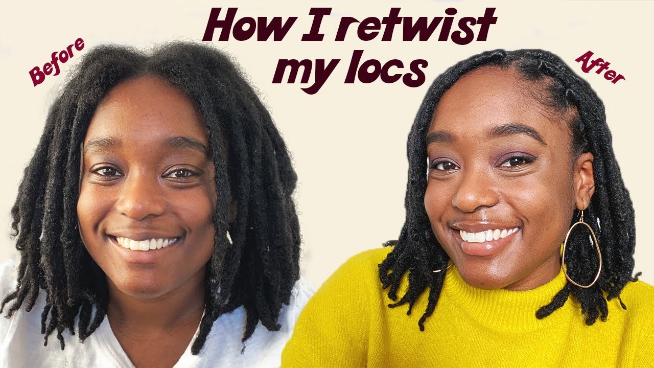 How I Retwist My Thick Locs
