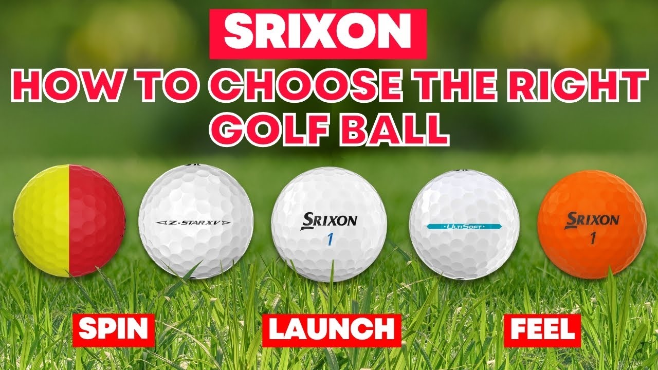 Какой мяч для гольфа Srixon лучше всего подойдет для вашей игры?