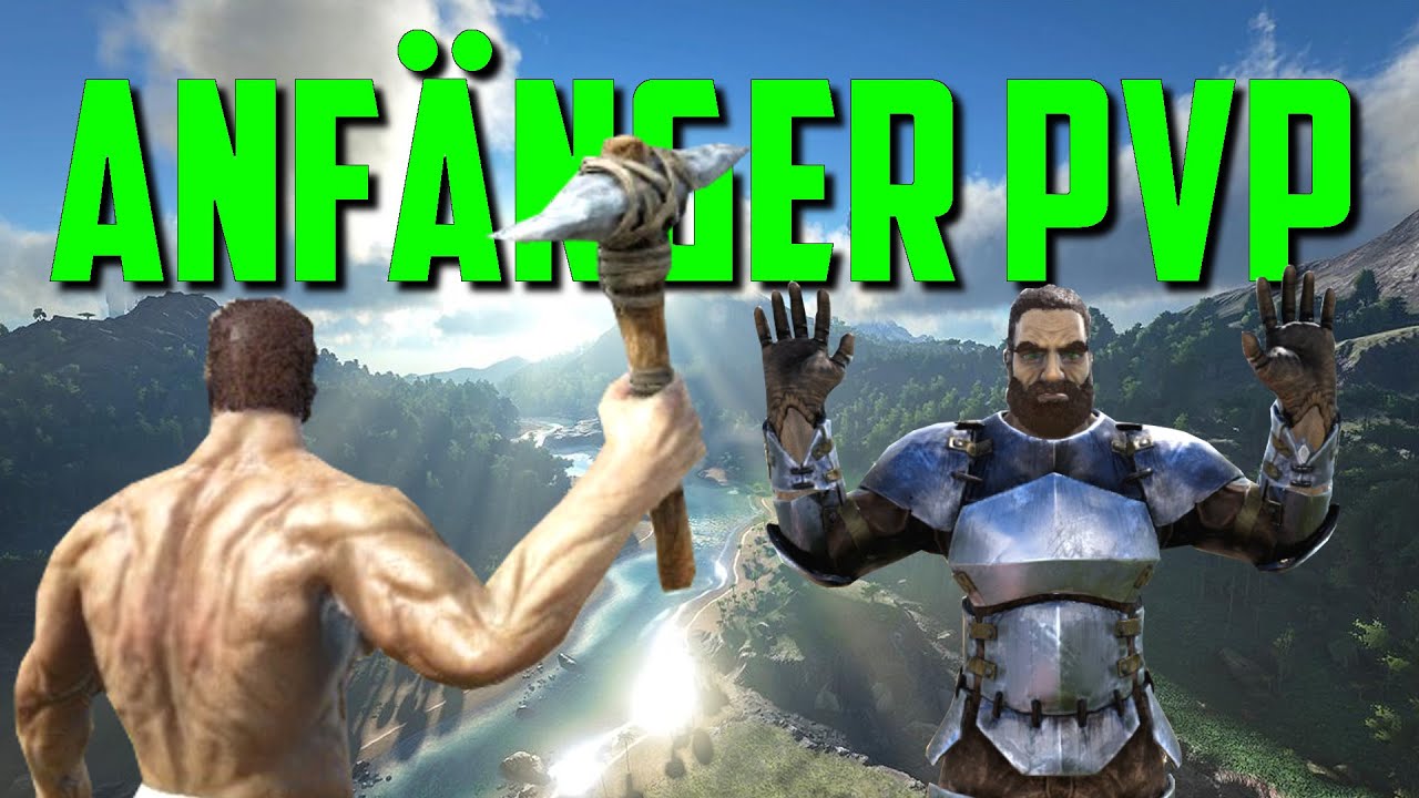 Ich bringe einem Anf&auml;nger ARK PvP bei 🙃| ARK Survival Evolved deutsch | ARK official duo PvP #1