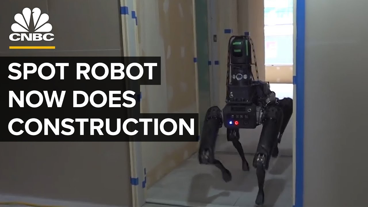 Boston Dynamics' Robot Spot Inspects Construction