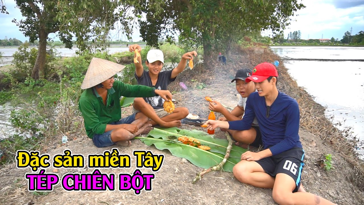 Tép Chiên Bột Giòn Rụm - Đặc Sản Miền Tây Mùa Nước Nổi