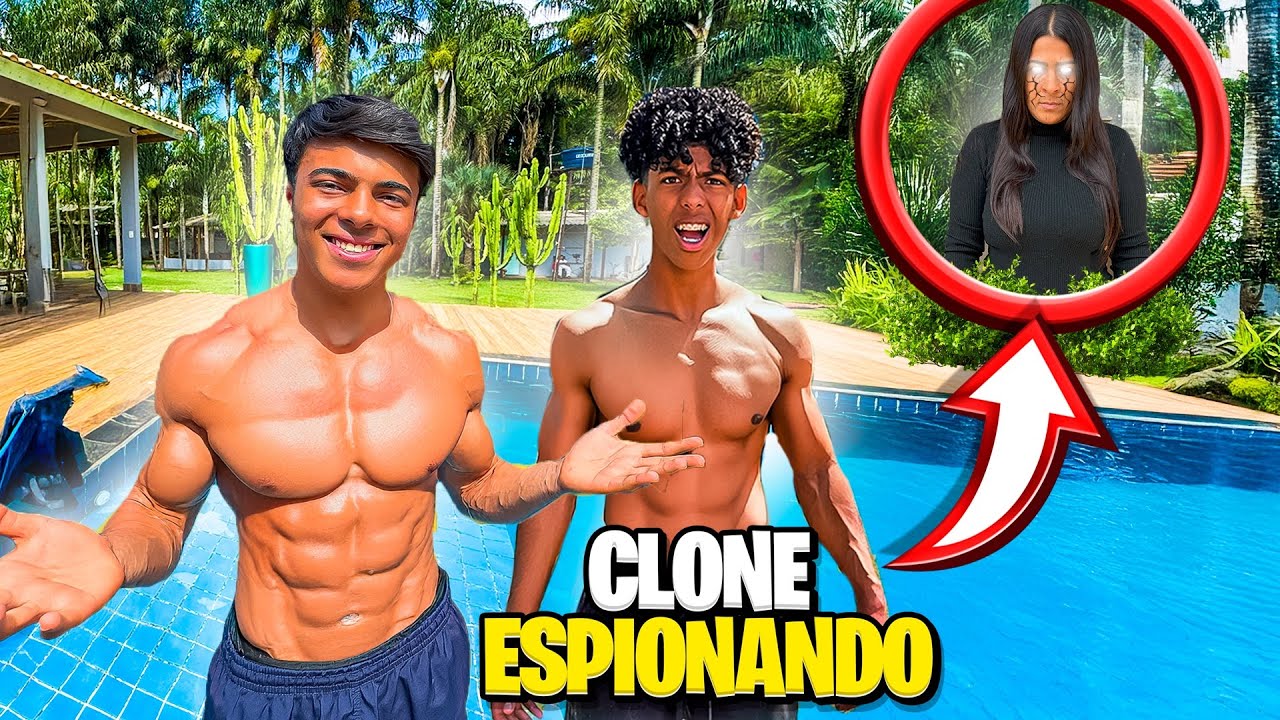 A CLONE ESPIONOU O ESTEVÃO E O GABRIEL E DESCOBRIU UM SEGREDO?