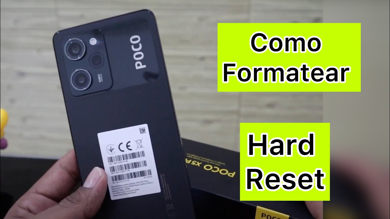 POCO X5 PRO  [ COMO FORMATEAR ] restaurar de fabrica modo recovery