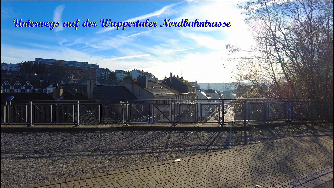 Winterliche Tour zur und auf der Nordbahntrasse in Wuppertal...