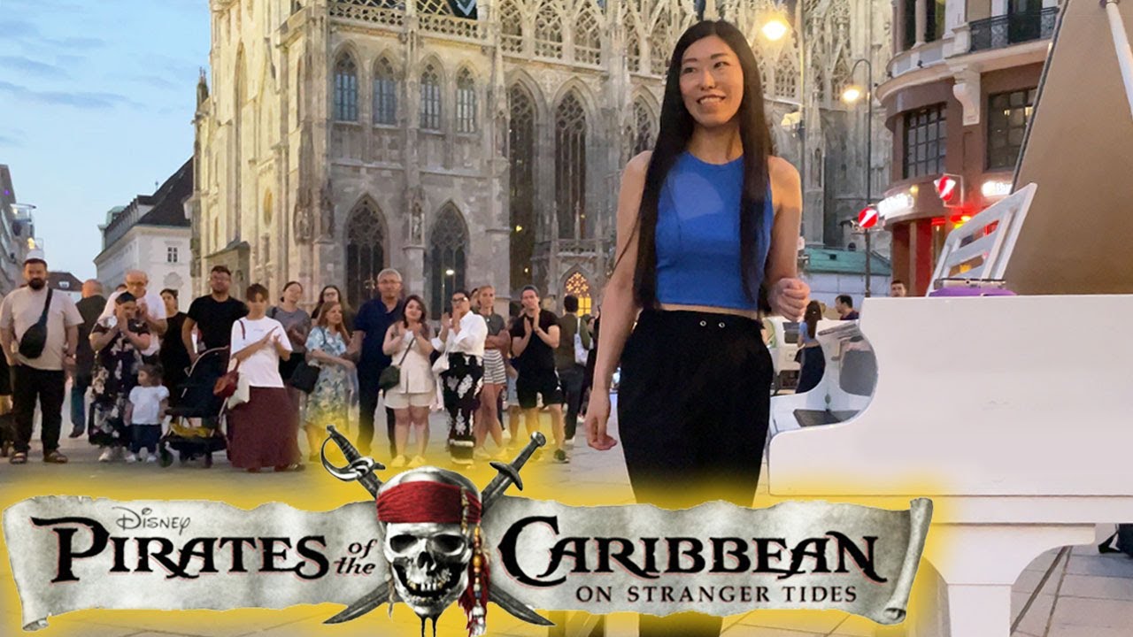 Yuki Unleashes Pirate Melody On Street Piano In Pirates Of The Caribbean