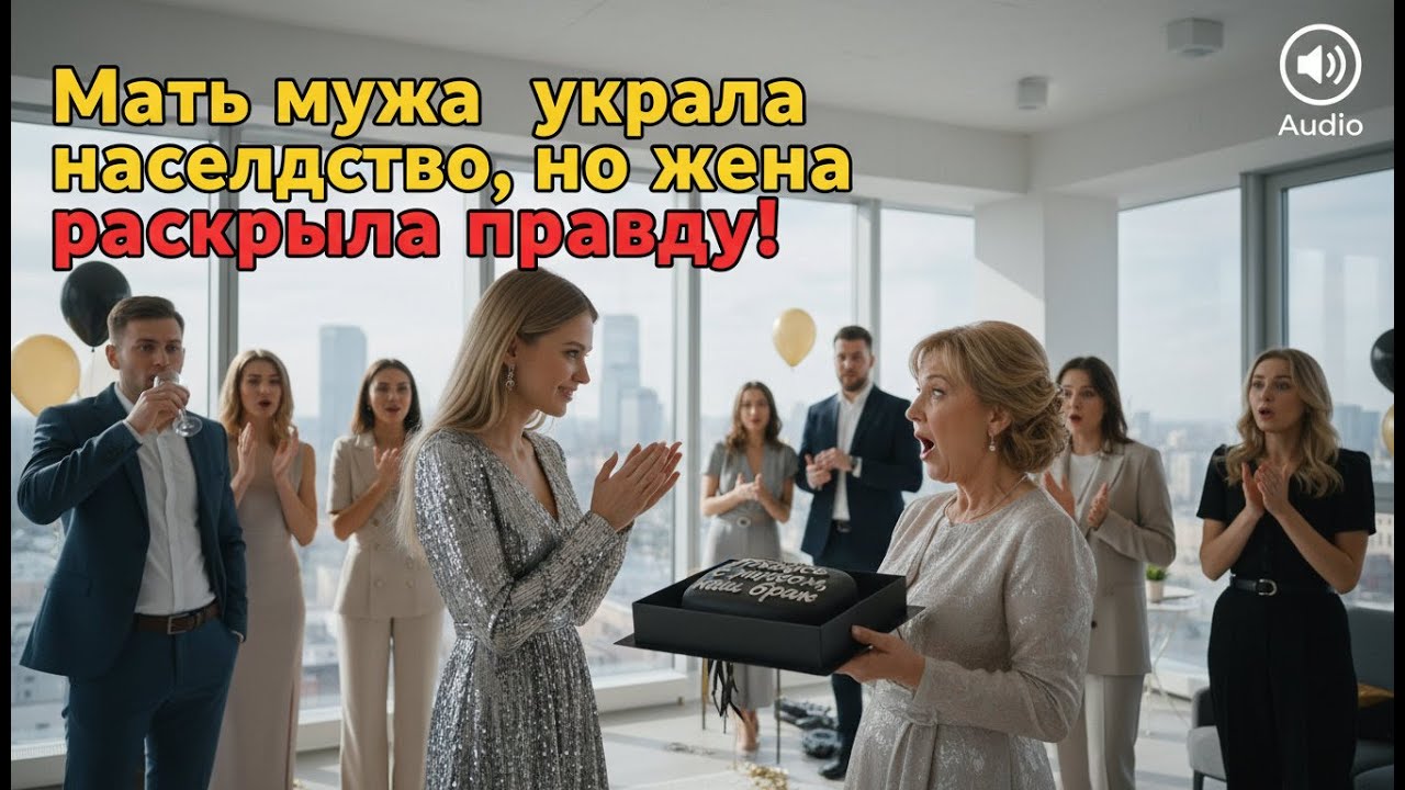 ТОРТ «ПОКОЙСЯ С МИРОМ, НАШ БРАК» И РАЗОБЛАЧЕНИЕ СВЕКРОВИ, УКРАВШЕЙ НАСЛЕДСТВО