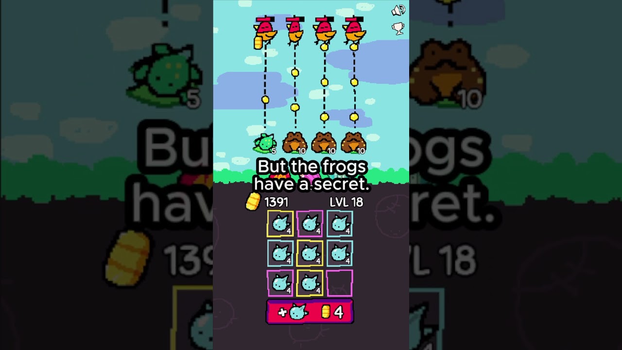 Bufo Merge - Merge Game 🐸🐸  #indiegame #gaming #games #mergegame