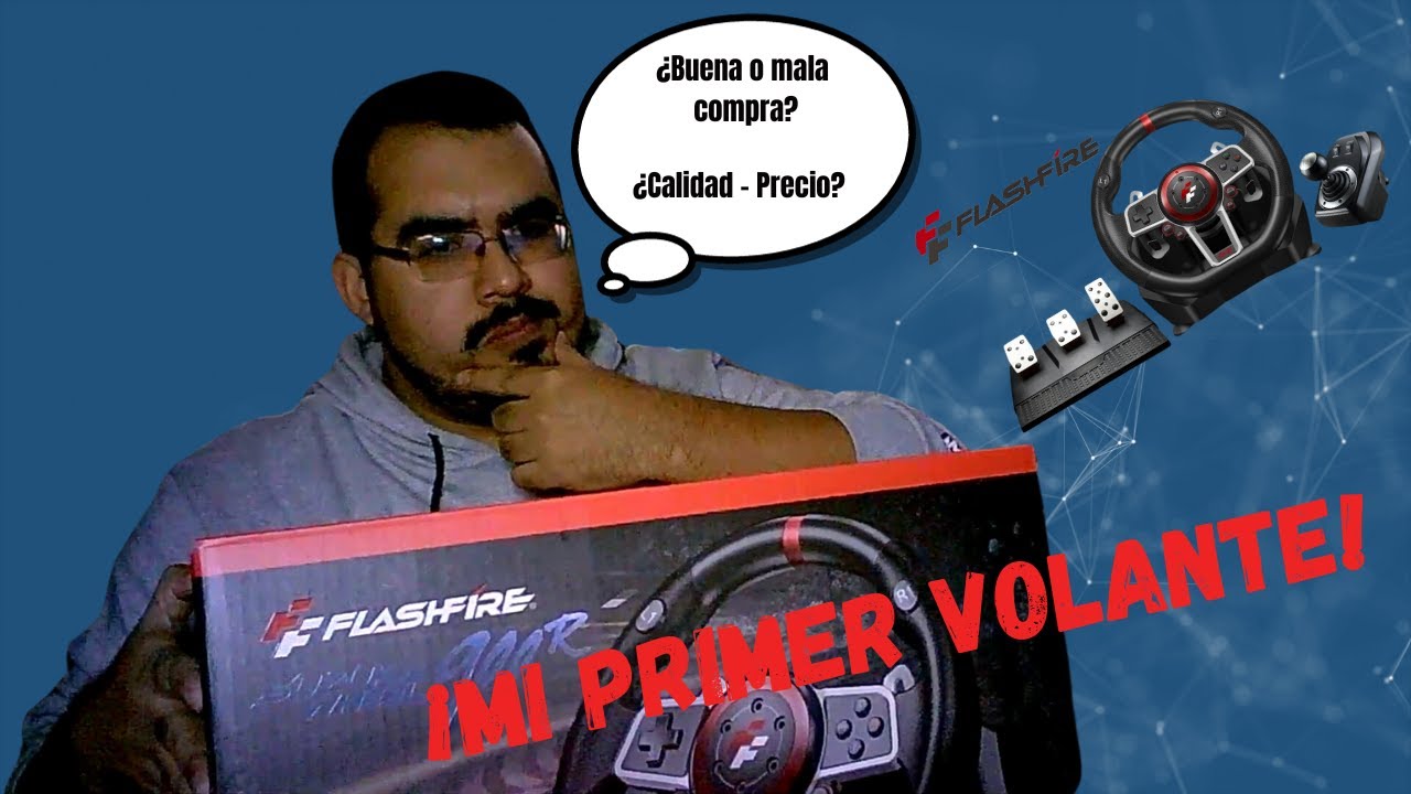 Mi primer volante para pc | Reseña Flashfire Suzuka Wheel 900R