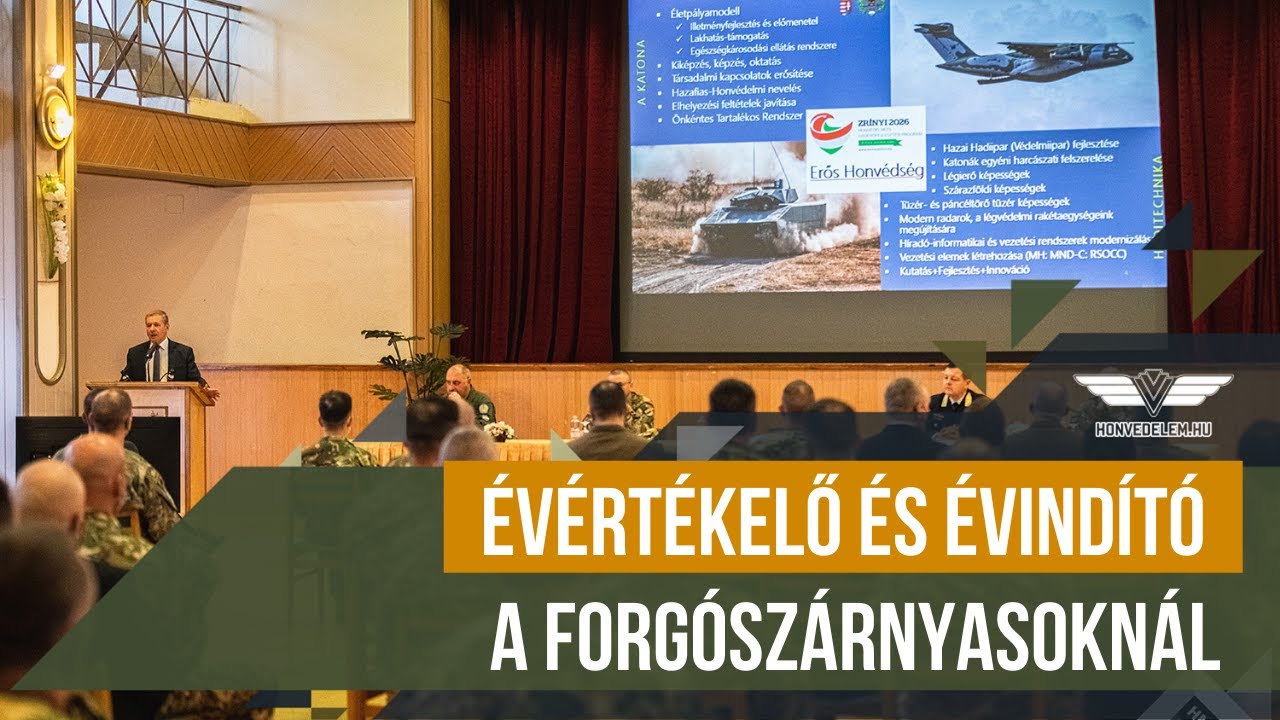 Évértékelő és évindító a forgószárnyasoknál
