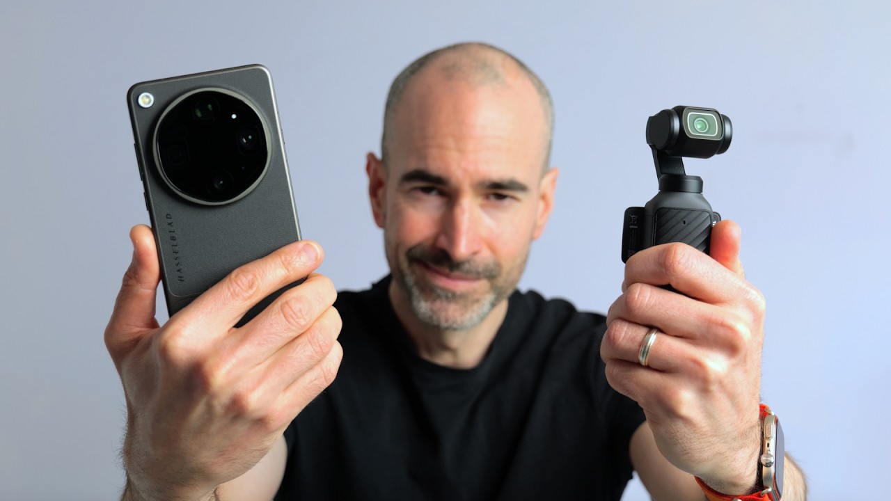 Сравнение камеры для видеоблогинга и флагманского смартфона | Обзор DJI Osmo Pocket 4 Creator