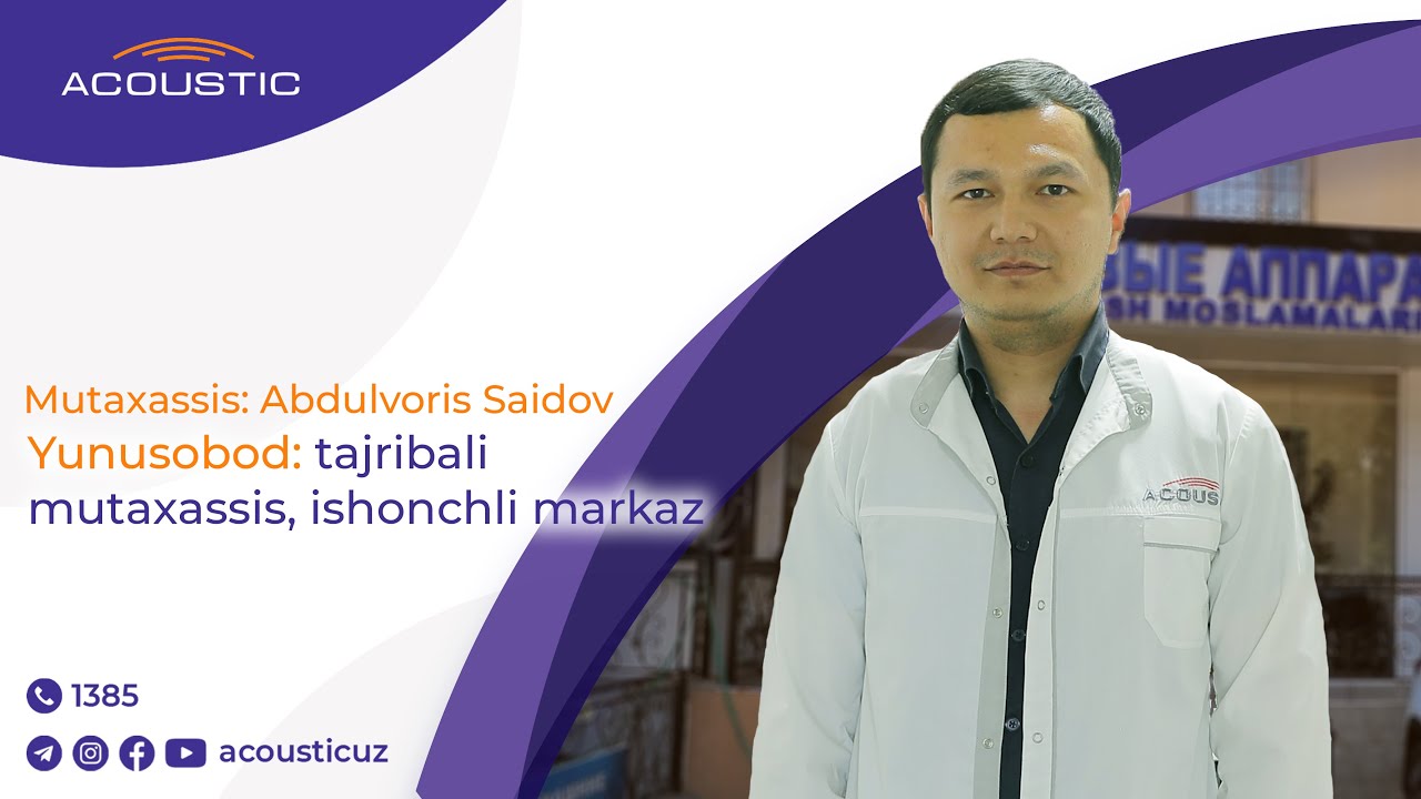 Yunusobod: tajribali mutaxassis, ishonchli markaz