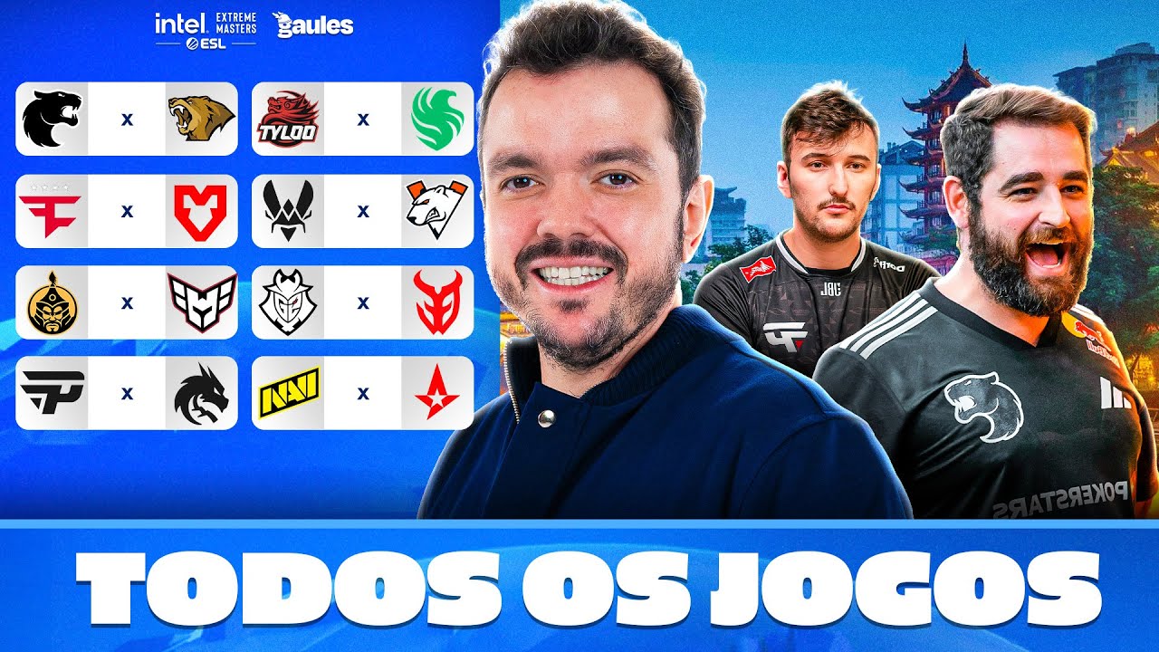IEM CHENGDU 2025 | DIA 1 | TRANSMISS&Atilde;O COMPLETA COM GAULES