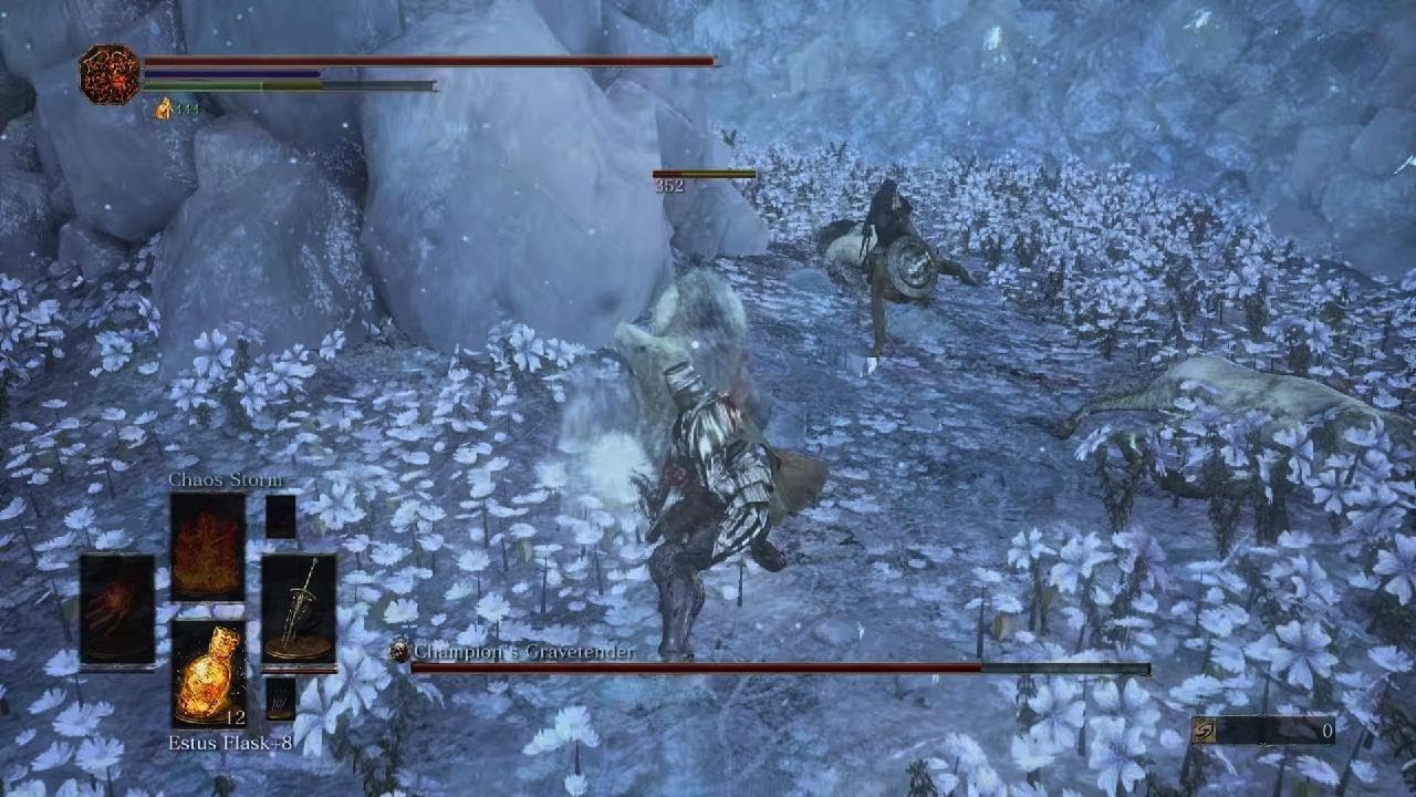 DARK SOULS III Gravetender Greatwolf and Champion Gravetender 