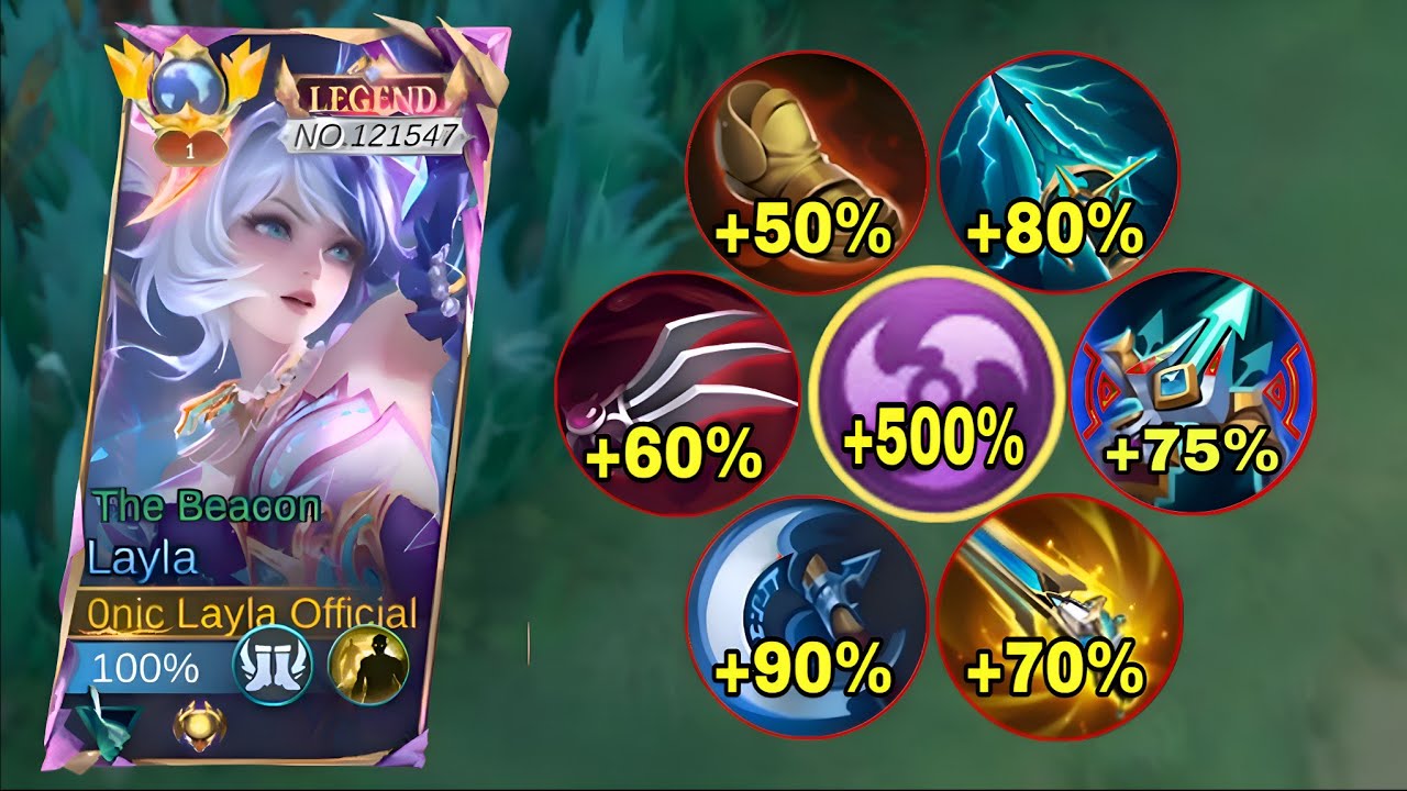 LAYLA BEST HIGH DAMAGE HACK BUILD 2025!😱 THIS BUILD IS LITERALLY BROKEN! (PLS TRY THIS BUILD)