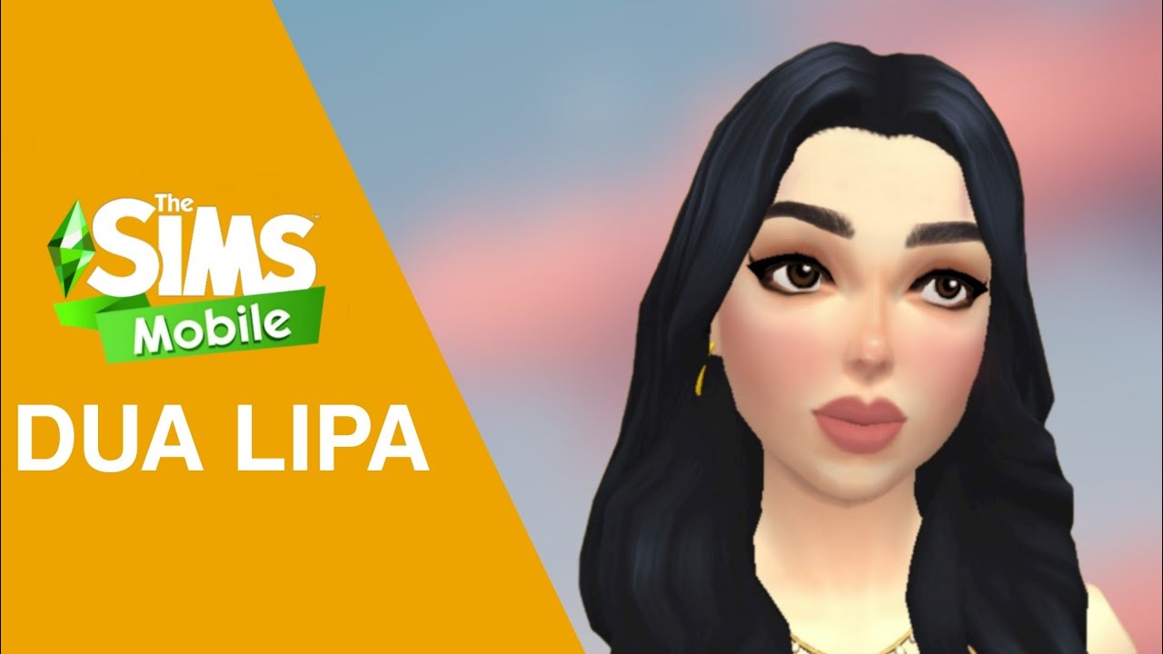 ✨DUA LIPA ⎸STEP-BY-STEP⎸ CREATE A SIM ⎸ THE SIMS MOBILE