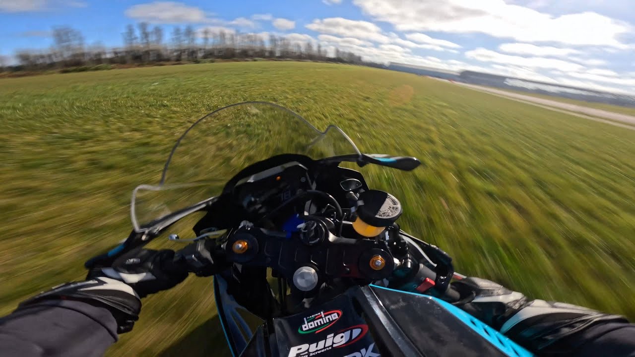 YAMAHA R7 INSANE HIGHWAY RUN, WHEELIES AND MORE