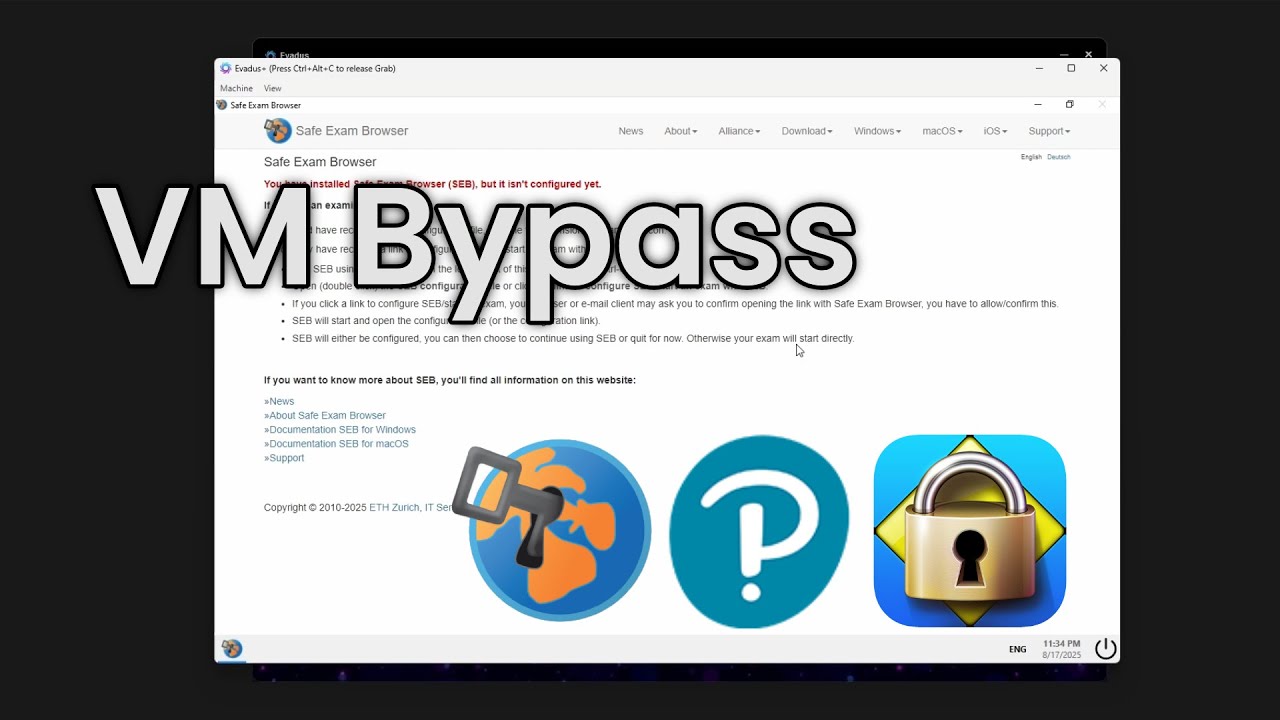 How to cheat Respondus and SEB using a Virtual Machine
