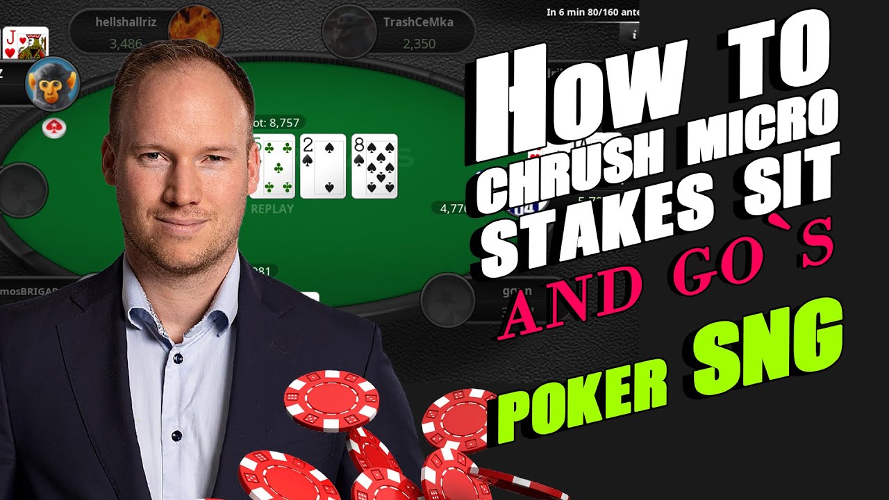 How to chrush micro stakes sit and go's (poker SNG)