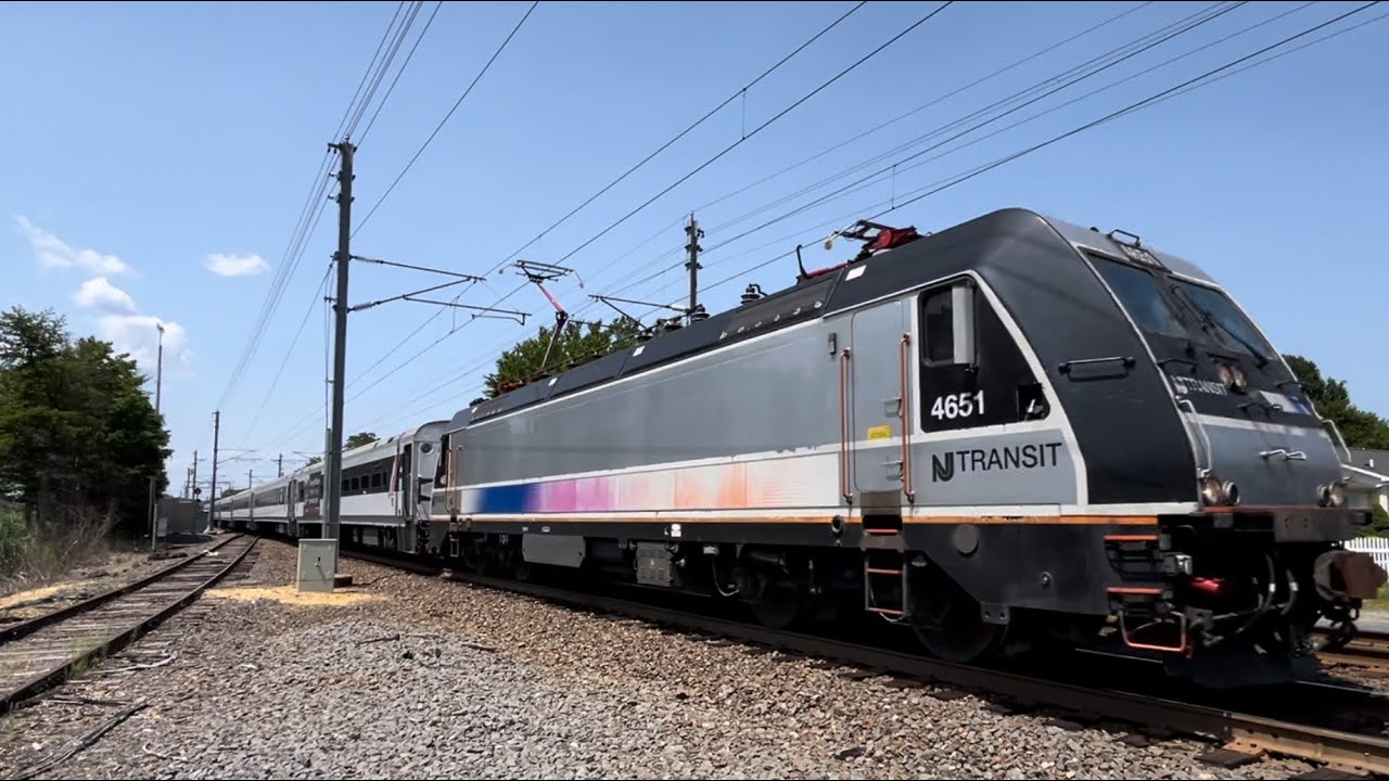 NJ Transit ALP-46A #4651 NJCL Train 7241 Oceanport NJ