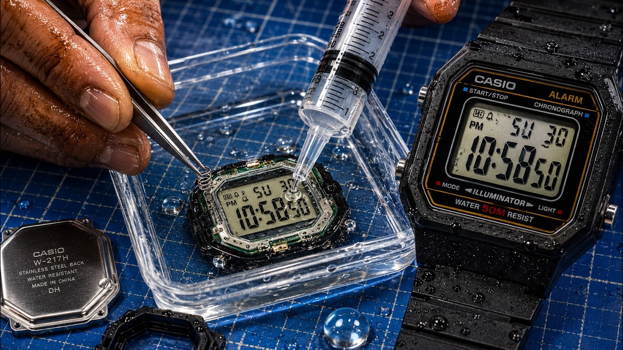⌚ Попытка Casio W217H HYDRO MOD! 💧УСПЕХ или НЕУДАЧА?! 😨