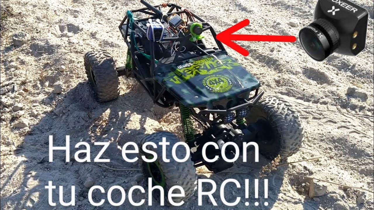 Cómo poner una cámara FPV en un carro RC_Transmite en tiempo real