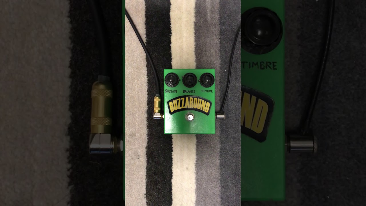 BALDWIN BURNS BUZZAROUND FUZZ EFFECT PEDAL CLONE DEMO