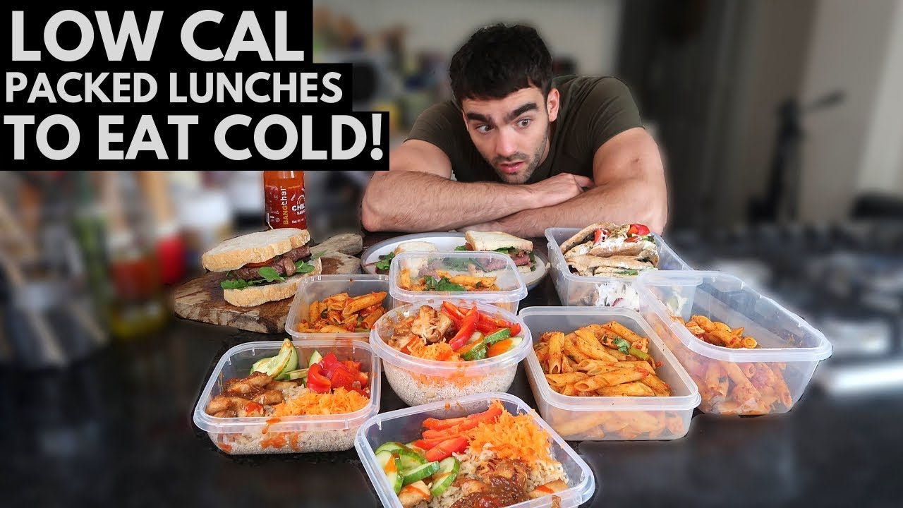 EASY packed lunch ideas to eat cold  | FAT LOSS MEALS