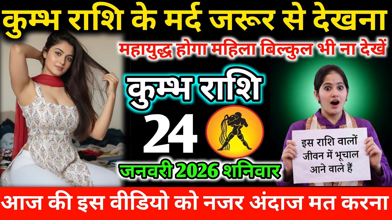 #कुम्भ कुम्भराशि के मर्द जरूर से देखना महायुद्ध होगा महिला बिल्कुल भी ना देखें 23 जनवरी 2026शुक्रवार