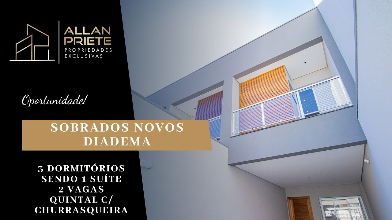 Sobrados Novos  a Venda - Vila Nogueira -  Diadema - SP