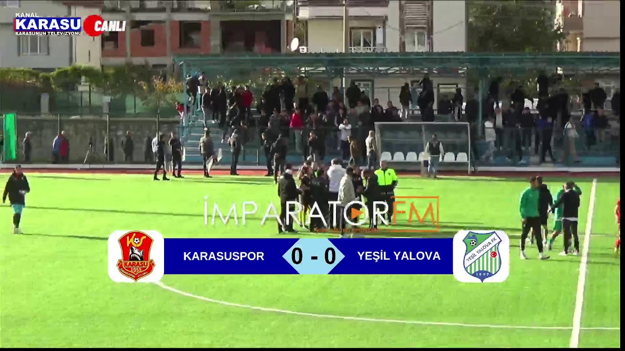 Karasuspor ve Yeşil Yalova Bölgesel Amatör Lig Maçı Canlı Yayını