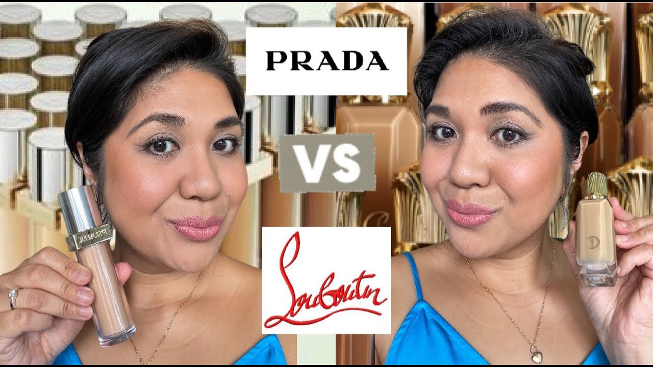 Тональный крем Prada против Louboutin! Какой лучше подходит для жирной, стареющей кожи?